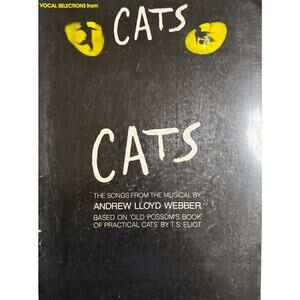 VYG "Cats" Vocal Selections Songs From Andrew Lloyd Webber Music Book